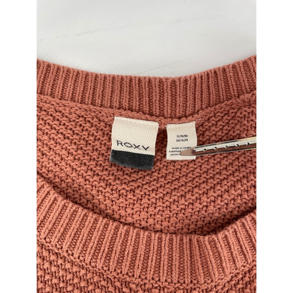Roxy Women's Scoop Neck Knit Sweater in Dusty Rose - Picture 2 of 8